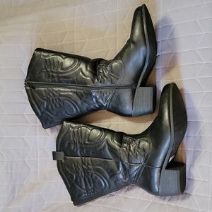 Ex Wide calf cowgirl boots